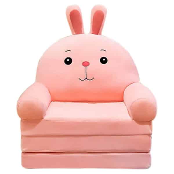 2in1 Bunny Baby Sofa And Bed Pink.