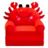 2in1 Crab Baby Sofa And Bed Red.