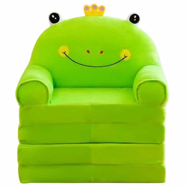 2in1 Frog Baby Sofa And Bed GREEN 4 Layers.