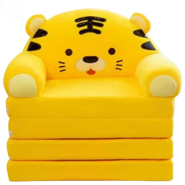 2in1 Pooh Baby Sofa And Bed Yellow 4 Layers.