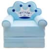 2in1 Prince Baby Sofa And Bed BLUE 4 Layers.