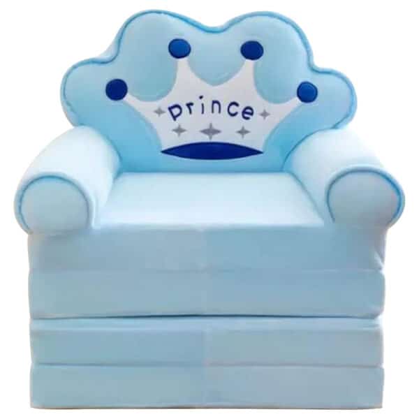 2in1 Prince Baby Sofa And Bed BLUE 4 Layers.