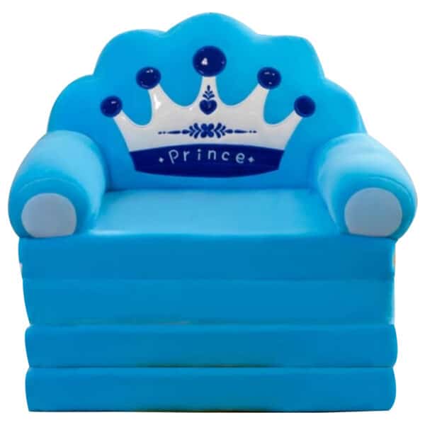 2in1 Prince Baby Sofa And Bed Blue New Edition 4 Layers.