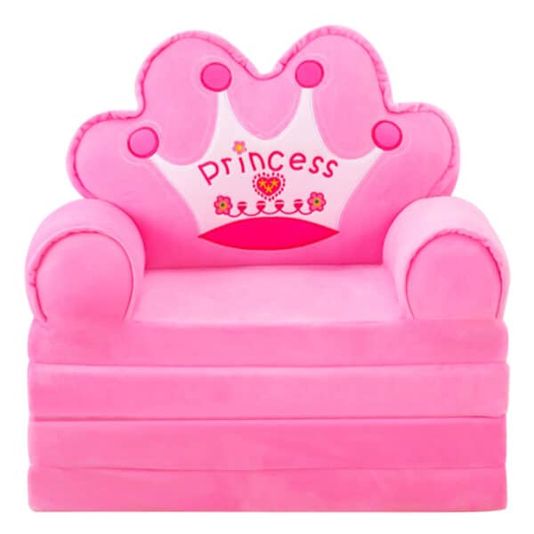 2in1 Princess Baby Sofa And Bed PINK 4 Layers.