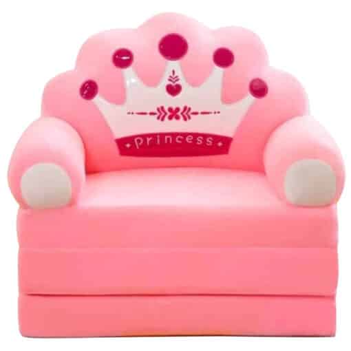 2in1 Princess Baby Sofa And Bed Pink New Edition.