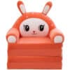 2in1 Rabbit Baby Sofa And Bed Orange 4 Layers.