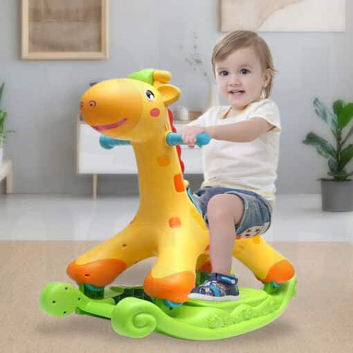 2in1 Riding Rocking Giraffe with Music And Lights. RI
