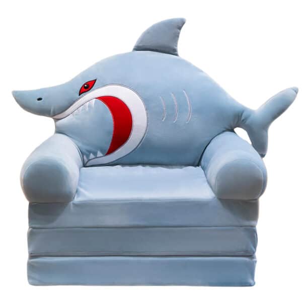 2in1 Shark Baby Sofa And Bed Blue.