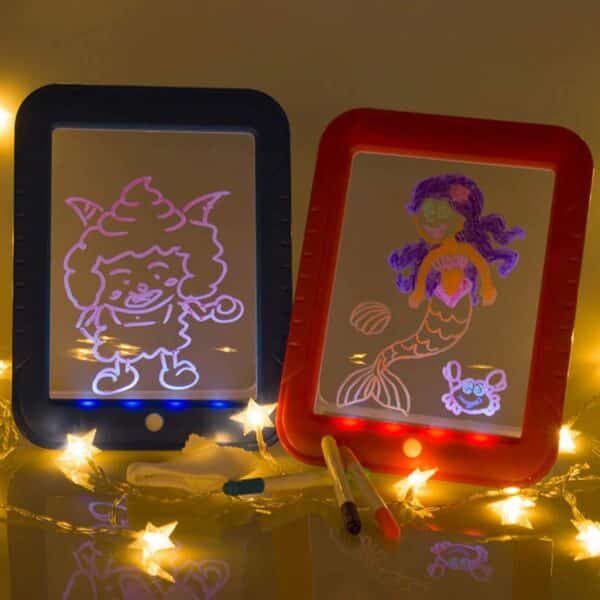 3D Magic Drawing Childrens Brain Development Light Up LED Learning Tablet Ref1