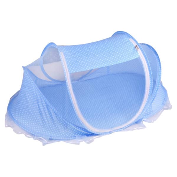 Anti Mosquito Foldable Baby Sleeping Net BLUE.