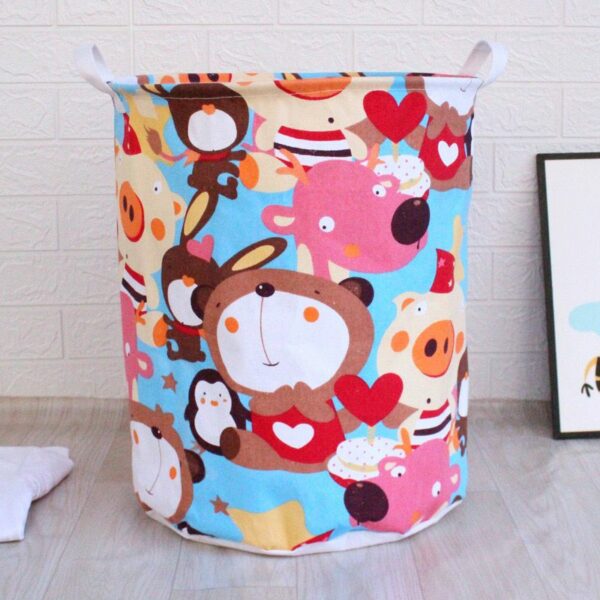 Baby Canvas Laundry Toys Basket 11 1