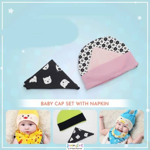 Baby Cap Set With Napkin