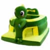 Baby Character Sofa with Ground Support Green Yellow Bird.