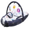 Baby Cuddly Sleeping Bed with Toy Bar And Pillow BLUE1