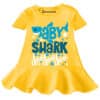 Baby Girl Top Baby Shark Doo Doo Gold