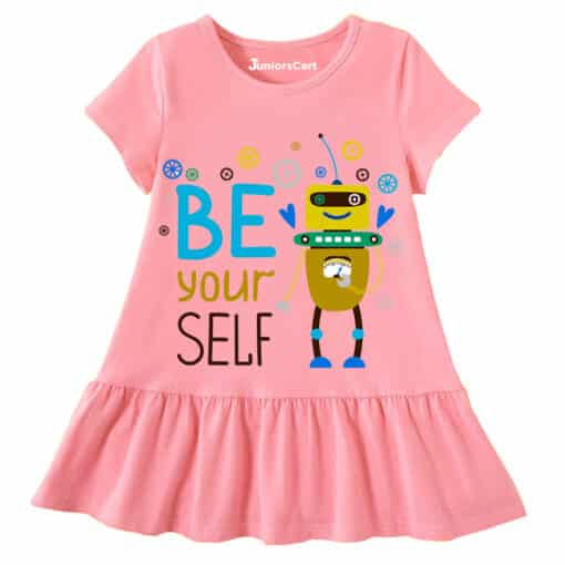 Baby Girl Top Be Your Self Pink
