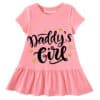 Baby Girl Top Daddys Girl Pink