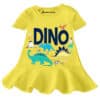 Baby Girl Top Dinos Yellow