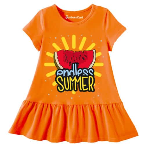 Baby Girl Top Endless Summer Orange