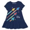 Baby Girl Top Four Rockets Navy Blue