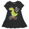 Baby Girl Top Life Is Better On A Bike Black