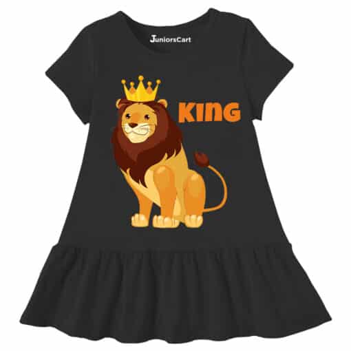 Baby Girl Top Lion King Black