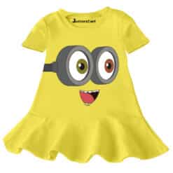 Baby Girl Top Minnion Yellow