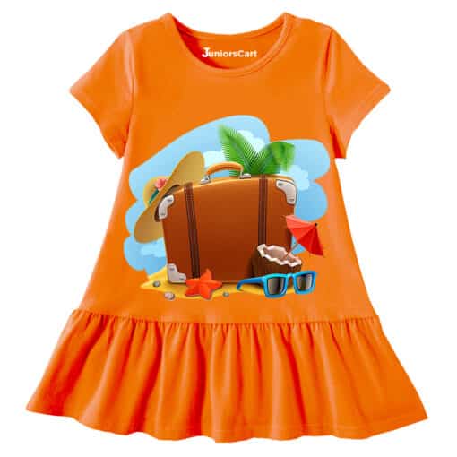 Baby Girl Top Travel Bag Orange