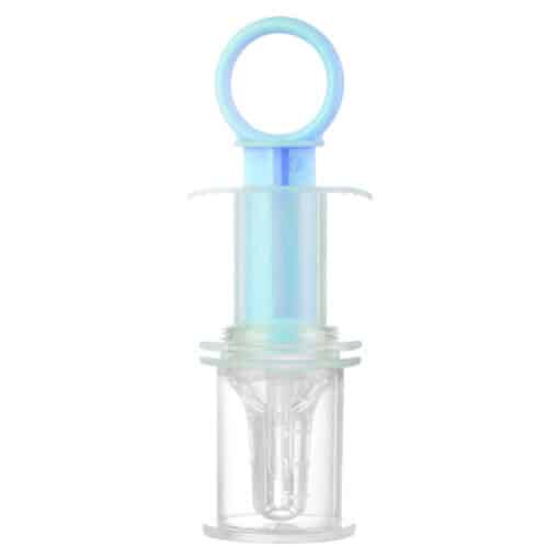 Baby Medicine amp Juice Fruit Syringe with Plastic Case BLUE.