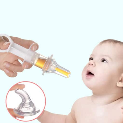 Baby Medicine amp Juice Fruit Syringe with Plastic Case reference image