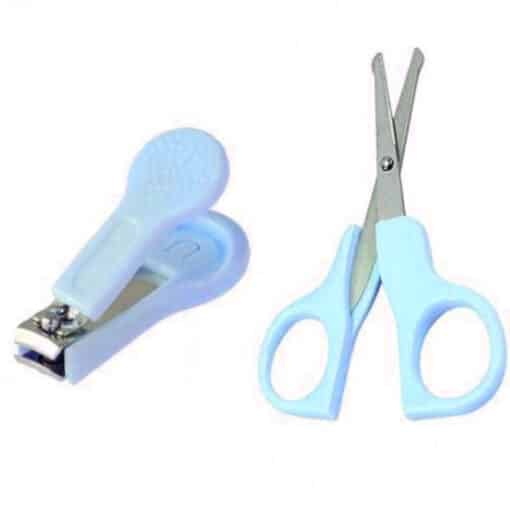 Baby Nail Cutter Scissor Set BLUE.