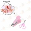 Baby Nail Cutter Scissor Set PINK 2