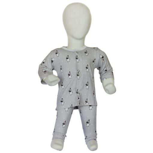 Baby Night Suit Grey Zebra
