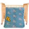 Baby Quilted Blanket Blue IL. 1