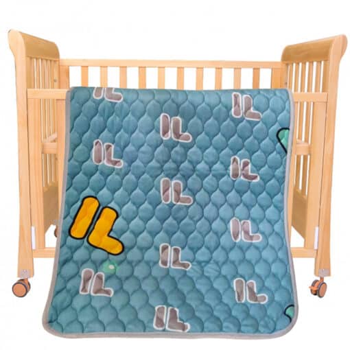 Baby Quilted Blanket Blue IL. 1