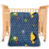 Baby Quilted Blanket Yellow Dino.