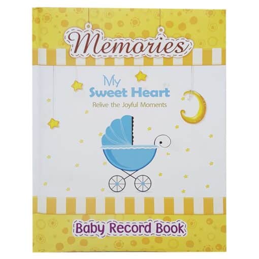 Baby Record Book Yellow