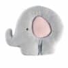 Baby Round Pillow Grey Pink Elephant