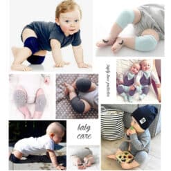 Baby Safety Anti slip Elbow Protector Crawling Knee Pad Reference image 1