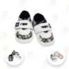 Baby Shoes Check WHITE 1