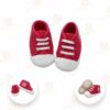 Baby Shoes RED FLOWER 1
