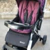 Baby Stroller Bassinet Pram 1143 1 Purple And Black