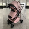 Baby Stroller Bassinet Pram 800G Pink