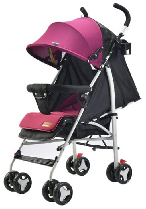 Baby Stroller Pram BY 013 Magenta