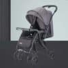 Baby Stroller Pram V7 Grey And Black