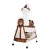 Bambino Sleeping Cot Cradle with Mosquito Net Bear BROWN 2