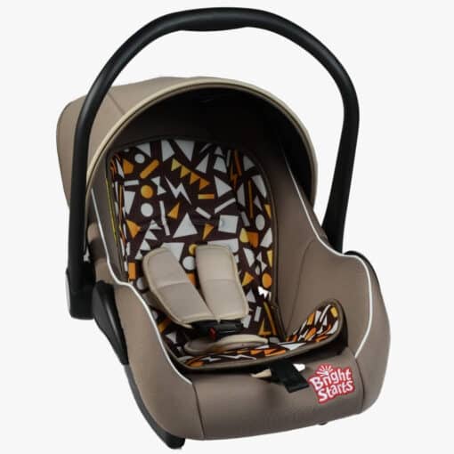 Bright Starts 231 Baby Car seat and Travel Cot BROWN MULTI