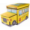 Bus Shape Storage Box and Chair YELLOW