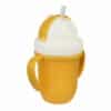 Canpol Babies Cup With Silicone FlipTop Straw 210Ml Matte Pastels 56522 Yellow