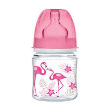 Canpol Babies Easystart Wide Neck Pp Bottle 120 Ml Jungle 35226 Pink